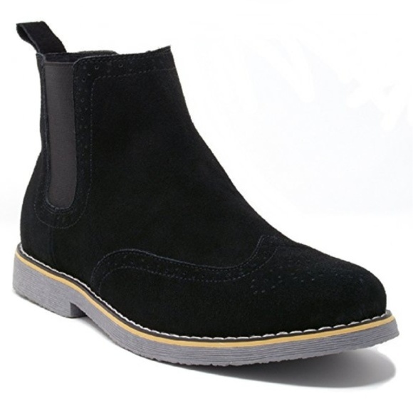 Mens "Ben" Genuine Suede Chelsea Boots - Picture 7 of 8